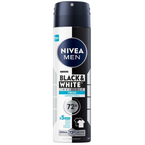 Nivea Men antiperspirant Black & White Invisible Fresh 150ml Nivea Men antiperspirant Black & White Invisible Fresh 150ml