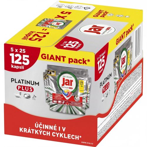 Jar tablety do my�ky Platinum Plus All in One 5x25 ks Jar tablety do my�ky Platinum Plus All in One 5x25 ks