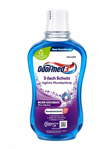 Odol Triple Protection �stn� voda bez alkoholu 500 ml Odol Triple Protection �stn� voda bez alkoholu 500 ml