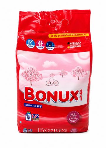 Bonux prac� pr�ek 3v1 Colors Powder Pure Magnolia 72 PD 4,68 kg Bonux prac� pr�ek 3v1 Colors Powder Pure Magnolia 72 PD 4,68 kg