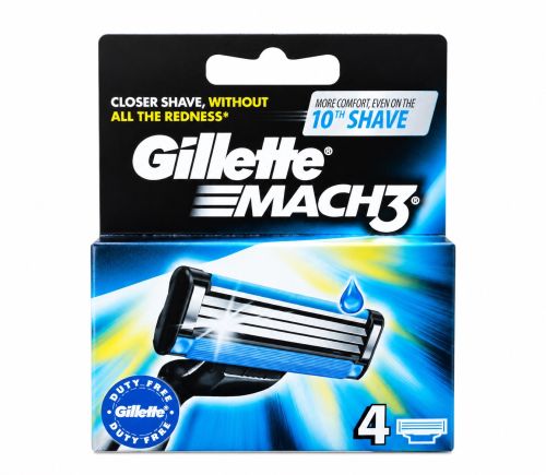 Gillette Mach3 n�hradn� hlavice 4 ks Gillette Mach3 n�hradn� hlavice 4 ks