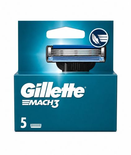 Gillette Mach3 n�hradn� hlavice 5 ks Gillette Mach3 n�hradn� hlavice 5 ks