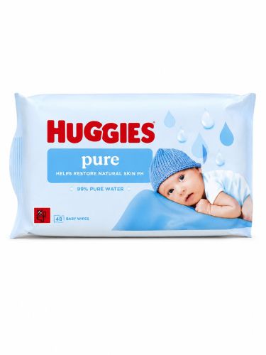 Huggies Pure vlh�en� ubrousky 48 ks Huggies Pure vlh�en� ubrousky 48 ks
