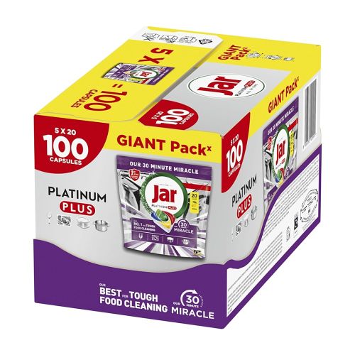 Jar tablety do my�ky Platinum Plus 30 Minute Miracle 5x20 ks Jar tablety do my�ky Platinum Plus 30 Minute Miracle 5x20 ks