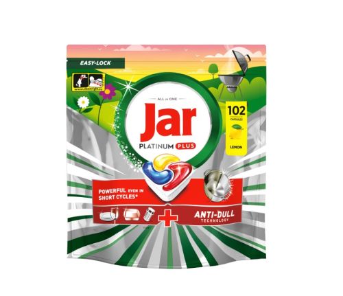 Jar tablety do my�ky Platinum Plus All-In-One Lemon 102 ks